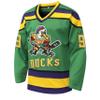 Tocament Mighty Ducks 99 Adam Banks,90s Movie Hockey Jersey Men Green,XL view 3