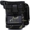 Battle Bottle Sleeve - 64 oz Water Bottle Sleeve Only - Fits Many 2L Steel Water Bottle Cover Rugged & Versatile Design with Storage for Phone, Wallet & Keys - Multicam (Black Camo) view 1