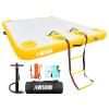 AWSUM 6ft x 5ft Inflatable Floating Dock Lake Floats for Adults Water Mat Platform Non-Slip Floating Island Raft for Pool Beach Ocean view 1