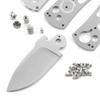EZSMITH Knife Making Kit - SS 2.0 - DIY Button Lock Folding Knife - (Parts Kit) - (w/Pre-machined Carbon Fiber Handle Scales) - (Gift Boxed) - (USA Design) - (by KnifeKits) view 2