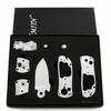 EZSMITH Knife Making Kit - SS 2.0 - DIY Button Lock Folding Knife - (Parts Kit) - (w/Pre-machined Carbon Fiber Handle Scales) - (Gift Boxed) - (USA Design) - (by KnifeKits) view 4