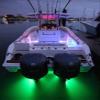 The Best Fishing lights Green Underwater LED Marine Boat Light 13K Lumen view 3