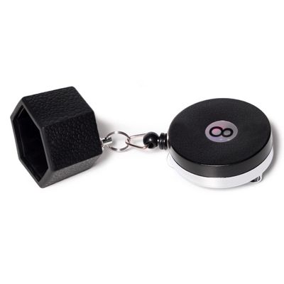 OKKO Retractable Hexagon Billiard Chalker w/Belt Clip - Fits Kamui Roku Chalk