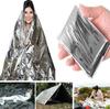 GALAXYLENSE 20 Packs Thermal Mylar Blanket Emergency for Survival First Aid Kits Army Outdoors Hiking Camping Bug Out Trauma Desert All Weather Condition Protection Silver Color view 3