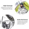 GALAXYLENSE 40 Packs Thermal Mylar Blanket Emergency for Survival First Aid Kits Army Outdoors Hiking Camping Bug Out Trauma Desert All Weather Condition Protection Silver Color view 3