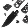 EZSMITH Knife Making Kit - SS 3.0 - DIY Button Lock Folding Knife - (Parts Kit) - (Blackout Finish) - (w/Pre-machined Carbon Fiber Handle Scales) - (Gift Boxed) - (USA Design) - (by KnifeKits) view 2