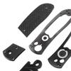 EZSMITH Knife Making Kit - SS 3.0 - DIY Button Lock Folding Knife - (Parts Kit) - (Blackout Finish) - (w/Pre-machined Carbon Fiber Handle Scales) - (Gift Boxed) - (USA Design) - (by KnifeKits) view 3