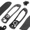 EZSMITH Knife Making Kit - SS 3.0 - DIY Button Lock Folding Knife - (Parts Kit) - (Blackout Finish) - (w/Pre-machined Carbon Fiber Handle Scales) - (Gift Boxed) - (USA Design) - (by KnifeKits) view 4
