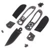 EZSMITH Knife Making Kit - SS 3.0 - DIY Button Lock Folding Knife - (Parts Kit) - (Blackout Finish) - (w/Pre-machined Textured Black G10 Handle Scales) - (Gift Boxed) - (USA Design) - (by KnifeKits) view 1