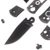 EZSMITH Knife Making Kit - SS 3.0 - DIY Button Lock Folding Knife - (Parts Kit) - (Blackout Finish) - (w/Pre-machined Textured Black G10 Handle Scales) - (Gift Boxed) - (USA Design) - (by KnifeKits) view 2