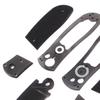 EZSMITH Knife Making Kit - SS 3.0 - DIY Button Lock Folding Knife - (Parts Kit) - (Blackout Finish) - (w/Pre-machined Textured Black G10 Handle Scales) - (Gift Boxed) - (USA Design) - (by KnifeKits) view 3