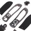 EZSMITH Knife Making Kit - SS 3.0 - DIY Button Lock Folding Knife - (Parts Kit) - (Blackout Finish) - (w/Pre-machined Textured Black G10 Handle Scales) - (Gift Boxed) - (USA Design) - (by KnifeKits) view 4
