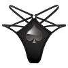 Poker Spades Women's Sexy G-String Beautiful High Waist Panties Thongs T Back Underwear 2XL view 4