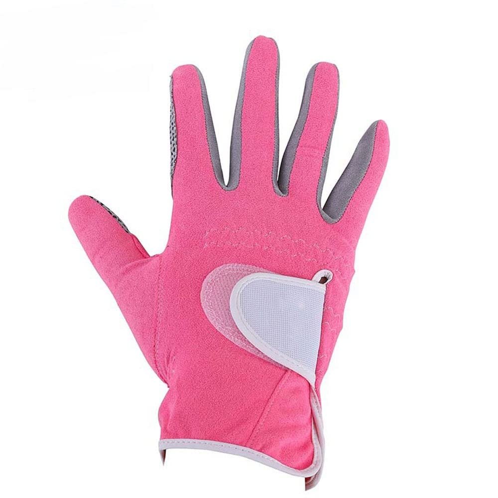 XARONF Women's Golf Gloves, Golf Gloves Left Hand Right Breathable Comfortable, Sports Gloves, 1 Pair (Size : 22)