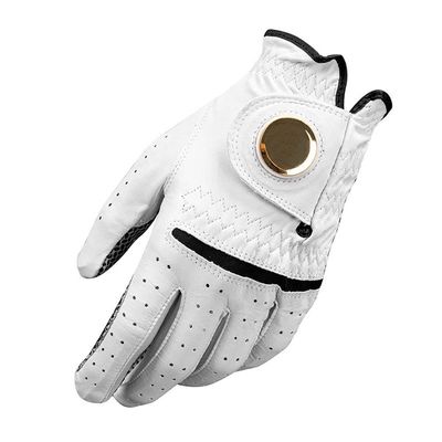 XARONF Men's Left Hand Golf Gloves Anti-Slip Practice Golf Gloves with Non-Slip Particles, Soft Comfortable Breathable, Easy to Wear for Men (Size : 24)