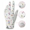 XARONF Women's Golf Glove,Set of 2 Golf Glove White, Golf Gloves Women Left Hand Right Breathable Comfortable (Size : 21) view 3