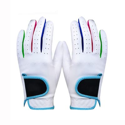 XARONF Children's Golf Gloves, Golf Gloves, Breathable Comfortable, Sports Gloves, White (Color : White, Size : 15)