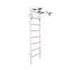 BenchK 231W Wallbars, Certified Stall Bars with Multifunctional Convertible Steel 6-Grip Pull Up Bar that can also be used as a Barbell Holder, Wall Mounted for Home Workout, Full Body Stretching, Gym view 1