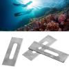 3Pcs Dive Line Cutter Blades Stainless Steel Replacement Diving Cutting Special Blade with Storage Box for Diver view 4