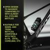 JRC Components Kaze Carbon Bottle Cages | Lightweight Open Water Bottle Cage 18g | Suitable for 500ml-750ml Cycling Water Bottle | Compatible with TacX, Elite, Zfal, Camelbak (Gloss Black) view 4