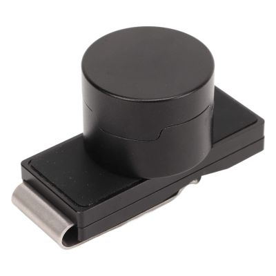 Pwshymi Pool Cue Chalk Holder, Billiard Cue Chalk Holder, Magnetic Wear Resnce Round Snooker Pool Cue Chalk Accessories Clip Compact hand eye coordination training magnetic billiards chalk holder