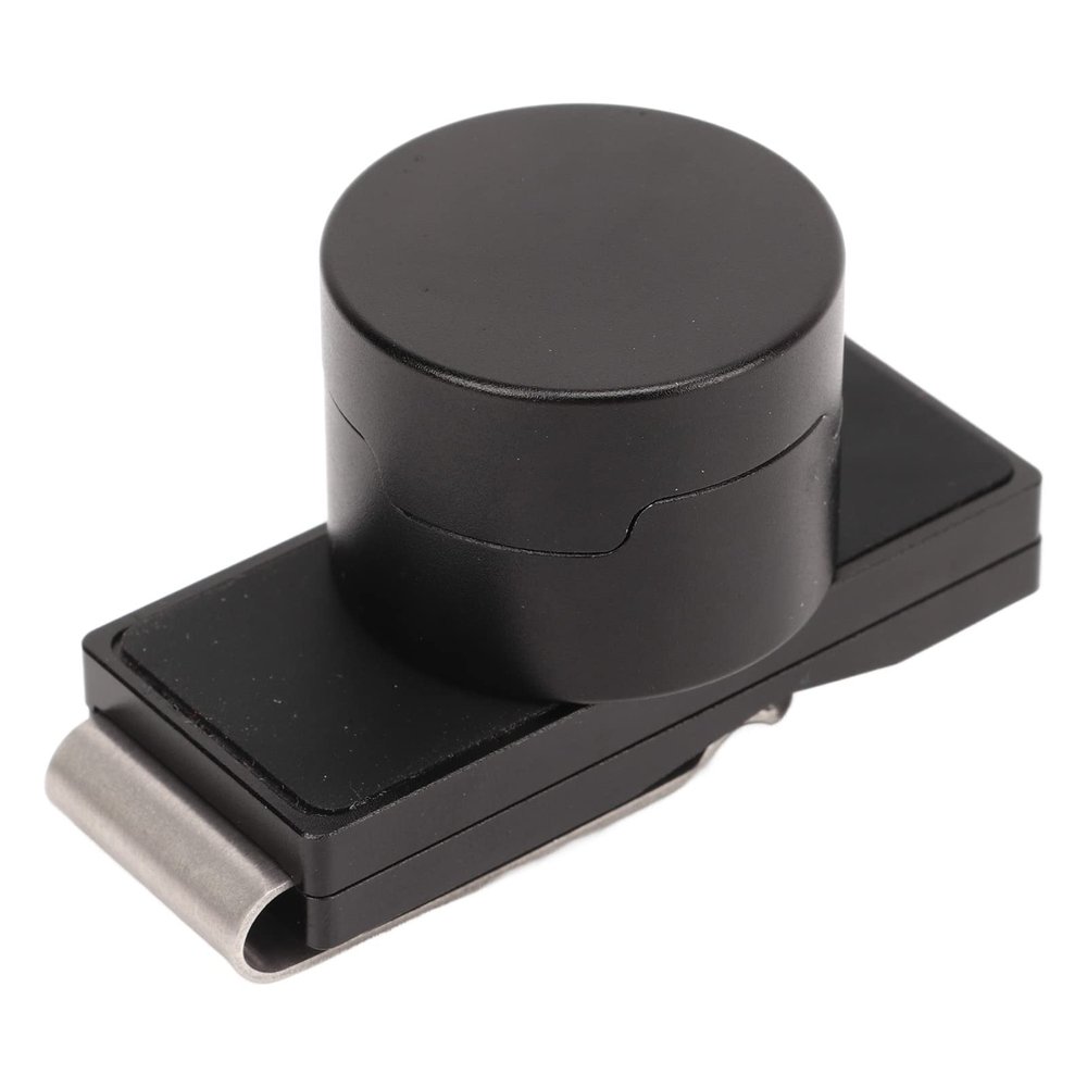 Pwshymi Pool Cue Chalk Holder, Billiard Cue Chalk Holder, Magnetic Wear Resnce Round Snooker Pool Cue Chalk Accessories Clip Compact hand eye coordination training magnetic billiards chalk holder