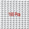 GALAXYLENSE Emergency Mylar Thermal Blanket for Survival First Aid Kits Army Outdoors Hiking Camping Bug Out Trauma Desert All Weather Condition Protection (100 Packs Silver) view 1