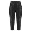 Aislor Girls Boys Glitter Sequins Hip Hop Jazz Street Modern Solo Dance Harem Pants Sweatpants Performance Trousers Black 6-7 Years view 1