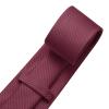 DecTwig Men's Maroon Ties Solid Color Formal Neckties 3.15" (8CM) Burgundy Ties For Men view 3
