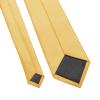 DecTwig Men's Ties Solid Color Formal Neckties 3.15" (8CM) Golden Yellow Ties For Men view 4