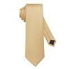 DecTwig Men's Ties Solid Color Formal Neckties 3.15" (8CM) Khaki Ties For Men view 1