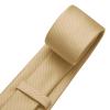 DecTwig Men's Ties Solid Color Formal Neckties 3.15" (8CM) Khaki Ties For Men view 3