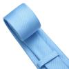 DecTwig Men's Baby Blue Ties Solid Color Formal Neckties 3.15" (8CM) Light Blue Ties For Men view 3
