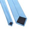 DecTwig Men's Baby Blue Ties Solid Color Formal Neckties 3.15" (8CM) Light Blue Ties For Men view 4