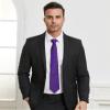 DecTwig Men's Ties Solid Color Formal Neckties 3.15" (8CM) Purple Ties For Men view 2