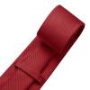 DecTwig Men's Ties Solid Color Formal Neckties 3.15" (8CM) Red Ties For Men view 3