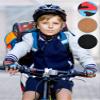 Boao 3 Pairs Kids Half Finger Bike Gloves Non-Slip Breathable Adjustable Birthday Gift for Boys Girls for Bike Workout(Classic,8-12 Years) view 2