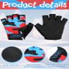 Boao 3 Pairs Kids Half Finger Bike Gloves Non-Slip Breathable Adjustable Birthday Gift for Boys Girls for Bike Workout(Classic,8-12 Years) view 4