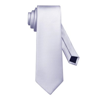 DecTwig Men's Ties Solid Color Formal Neckties 3.15" (8CM) Silver Grey Ties For Men