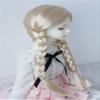 1/4 MSD BJD Wigs JD103 7-8inch 18-20cm Long Parting Twins Braid Pony Synthetic Mohair Doll Wigs (Blond) view 4