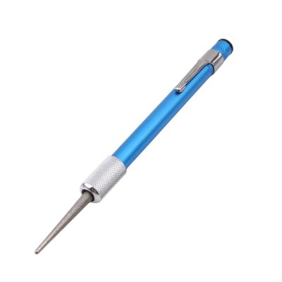 Winwinfly Diamond Retractable Sharpener Multi-Functional Portable Sharpening Steel Rod Pen for Kitchen Outdoor Hunting Fishing Hook Sharpener Stick