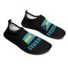 Bahamas Flag Men Women Water Shoes Barefoot Slip-on Aqua Socks Shoes for Beach Swim Surf Water Sport Yoga 11/12women,9/10men view 4