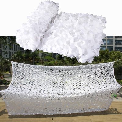Camouflage Netting White,Garden Shade Net,Military Reinforced Camo Netting,Car Cover,Camping,Hunting,Decoration,Sunscreen Camouflage Net 23m 33m 34m 46m 57m 66m,White-1.5x4m(4.9*13.1ft)
