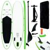 Tidyard Inflatable Paddle Board Set Beach Surfing Board with Oar, Fin, Hand Pump, Repair Kit and Carrying Bag Surfboard for Adults view 1