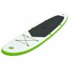 Tidyard Inflatable Paddle Board Set Beach Surfing Board with Oar, Fin, Hand Pump, Repair Kit and Carrying Bag Surfboard for Adults view 2