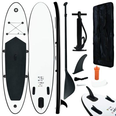 Tidyard Inflatable Paddle Board Set Beach Surfing Board with Oar, Fin, Hand Pump, Repair Kit and Carrying Bag Surfboard for Adults