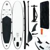 Tidyard Inflatable Paddle Board Set Beach Surfing Board with Oar, Fin, Hand Pump, Repair Kit and Carrying Bag Surfboard for Adults view 1