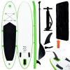 Tidyard Inflatable Paddle Board Set Beach Surfing Board with Oar, Fin, Hand Pump, Repair Kit and Carrying Bag Surfboard for Adults view 1