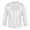 Jhaoyu Kids Boys Girls Shiny Sequins Dance Top Long Sleeve T-Shirt Jazz Hip Hop Performance Disco Costume Streetwear Silver 2-3 Years view 1