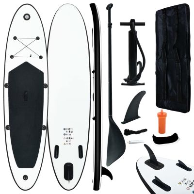 Tidyard Inflatable Paddle Board Set Beach Surfing Board with Oar, Fin, Hand Pump, Repair Kit and Carrying Bag Surfboard for Adults